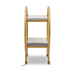 Brass Finished 2 Tier Unit | Vizzini