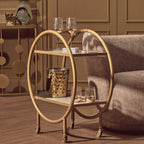 Brass Finished 2 Tier Unit | Vizzini