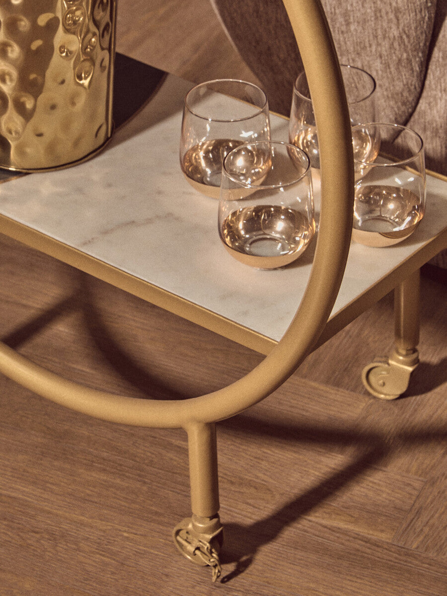Brass Finished 2 Tier Unit | Vizzini