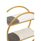 Brass Finished 2 Tier Unit | Vizzini