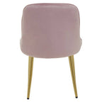 Dusky Pink Velvet Dining Chair | Demi