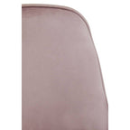 Dusky Pink Velvet Dining Chair | Demi