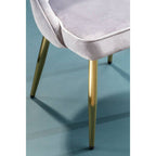 Grey Velvet Dining Chair | Demi