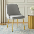 Grey Velvet Dining Chair | Demi