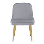 Grey Velvet Dining Chair | Demi