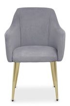 Grey Velvet Dining Chair | Darcy