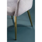 Grey Velvet Dining Chair | Darcy