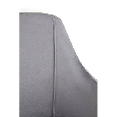 Grey Velvet Dining Chair | Darcy