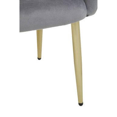 Grey Velvet Dining Chair | Darcy