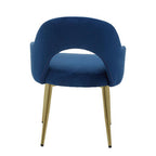 Midnight Blue Velvet Dining Chair | Dani