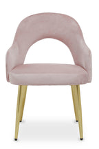 Dusky Pink Velvet Dining Chair | Dani
