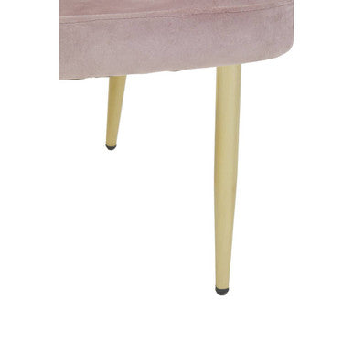 Dusky Pink Velvet Dining Chair | Dani