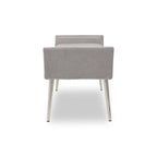 Grey Bench with Angular Base | Gilden