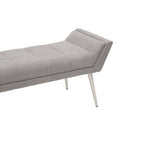 Grey Bench with Angular Base | Gilden