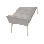 Grey Bench with Angular Base | Gilden