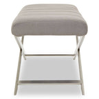 Grey Bench with Cross Base | Gilden