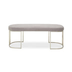Grey Bench with Curved Base | Gilden