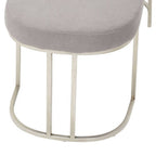 Grey Bench with Curved Base | Gilden