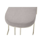 Grey Bench with Curved Base | Gilden