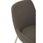 Grey Faux Leather Dining Chair | Gilden