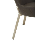 Grey Faux Leather Dining Chair | Gilden