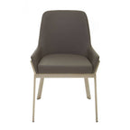 Grey Faux Leather Dining Chair | Gilden