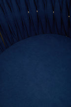 Blue Dining Chair with Woven Back | Gilden