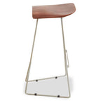 Acacia Wood with Antique Silver Frame Bar Stool | Nandri