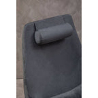 Grey Velvet Swivel Lounge Chair | Kalo