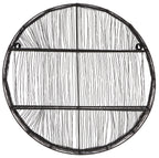 Black Wire Round Wall Shelf | Enzo