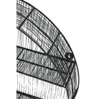 Black Wire Round Wall Shelf | Enzo
