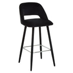 Black Velvet Bar Chair | Warren