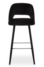 Black Velvet Bar Chair | Warren