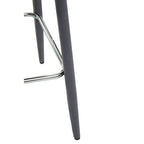 Grey Velvet Bar Chair | Warren