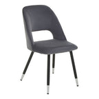 Grey Velvet Dining Chair | Warren