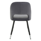 Grey Velvet Dining Chair | Warren