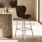 Black Velvet Bar Chair | Warton