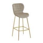 Mink Velvet Bar Chair | Warton