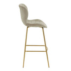 Mink Velvet Bar Chair | Warton