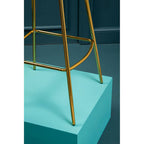 Mink Velvet Bar Chair | Warton