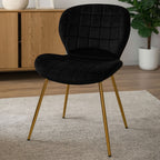 Black Velvet Dining Chair | Warton