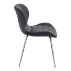 Grey Velvet Dining Chair | Warton