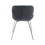 Grey Velvet Dining Chair | Warton