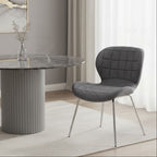 Grey Velvet Dining Chair | Warton