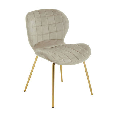 Mink Velvet Dining Chair | Warton