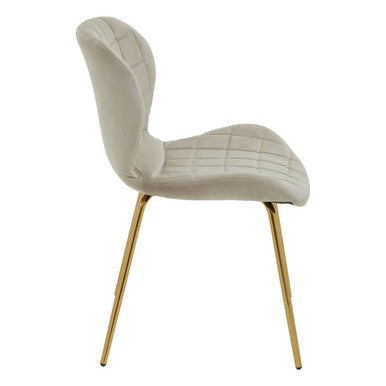 Mink Velvet Dining Chair | Warton