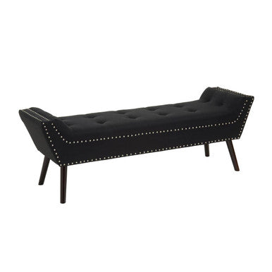 Black Fabric Bench | Alea