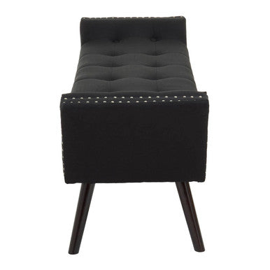 Black Fabric Bench | Alea