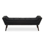 Black Fabric Bench | Alea