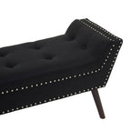 Black Fabric Bench | Alea